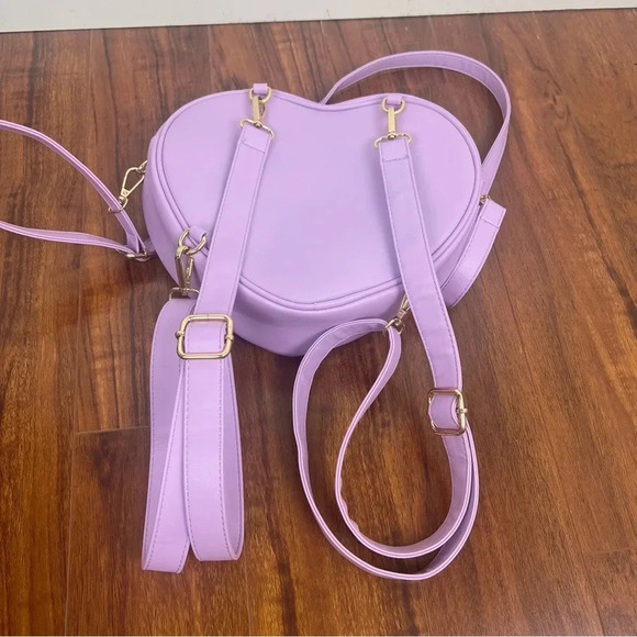 Love April Moon Heart Lola Ita Bag in Lavender - Picture 5 of 7
